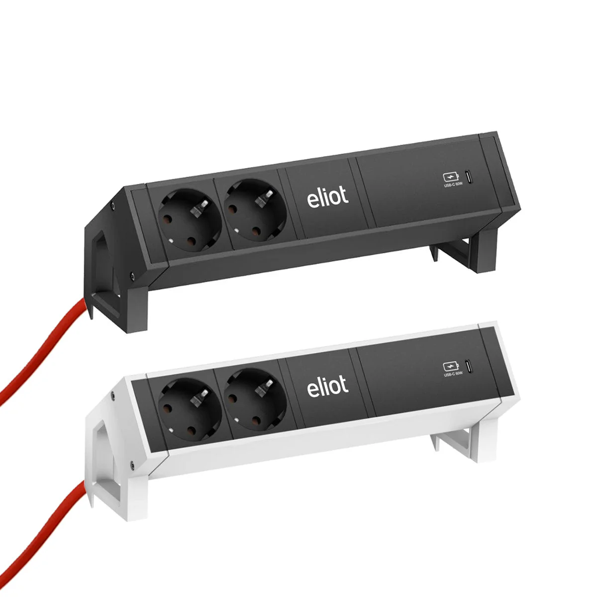 Desk White Auftischsteckdose mit 60W USB-C - Image 8