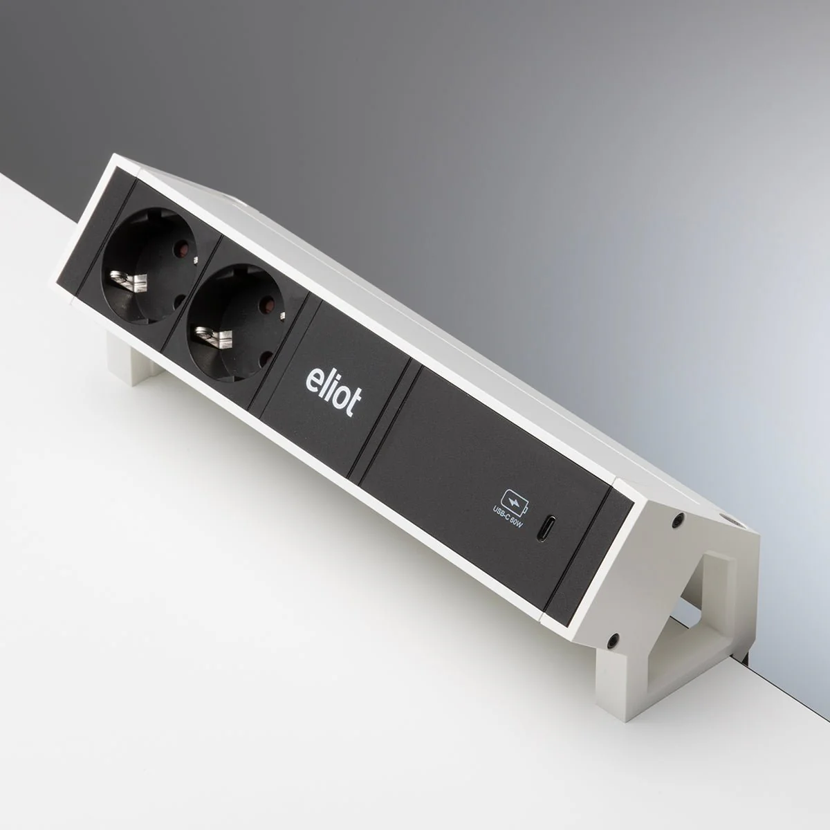 Desk White Auftischsteckdose mit 60W USB-C - Image 6