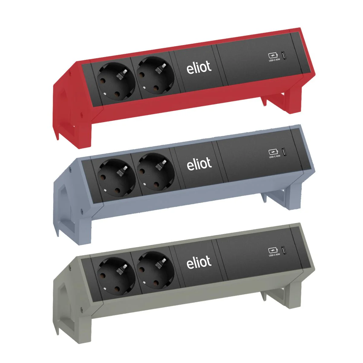 Desk Bluestone Auftischsteckdose mit 60W USB-C - Image 5