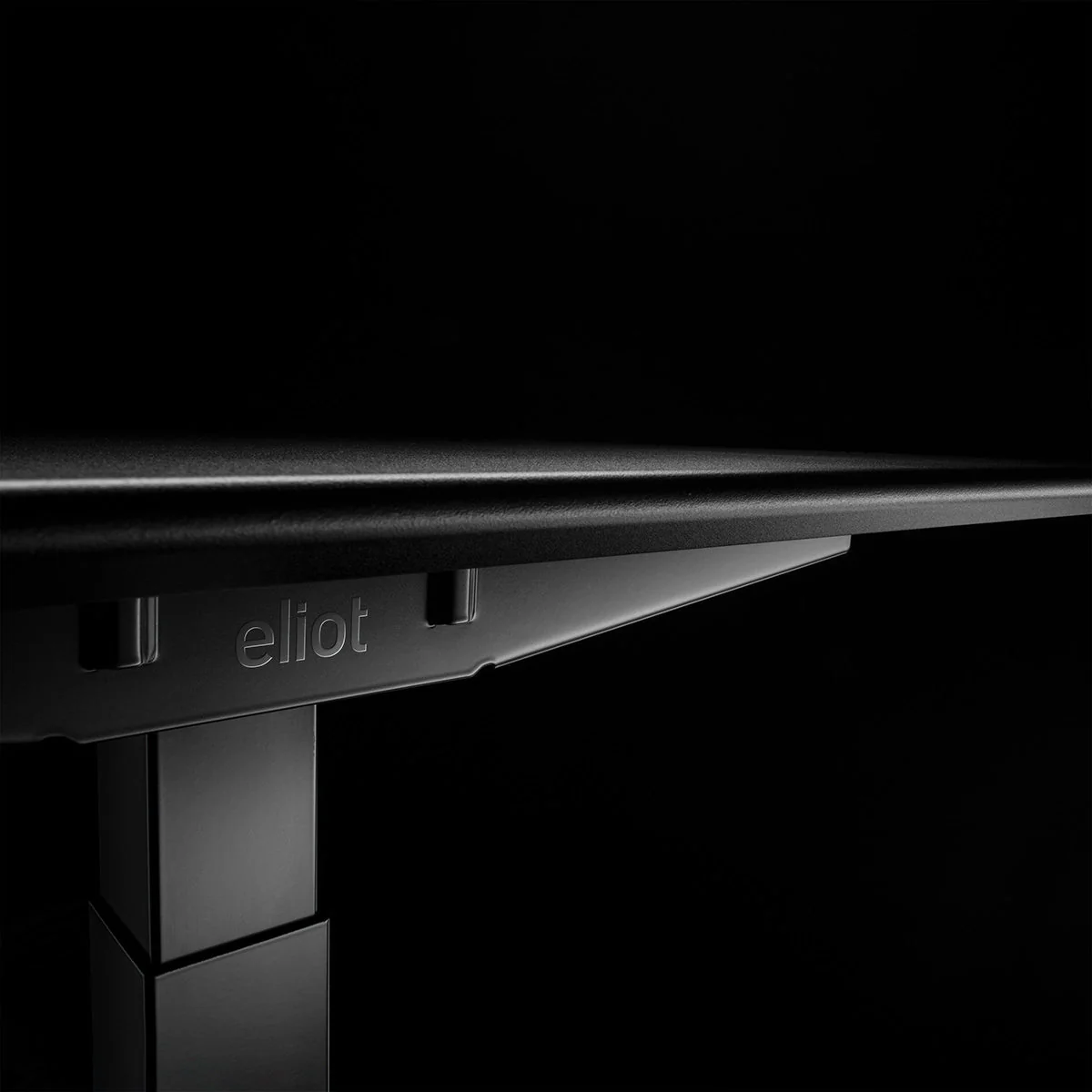 Eliot Lock Black Tischplatte MDF Black mit Fase 160x80cm - Image 9