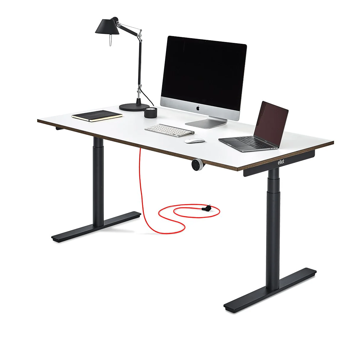 Eliot Original Black Tischplatte Design White 120x70cm - Image 11