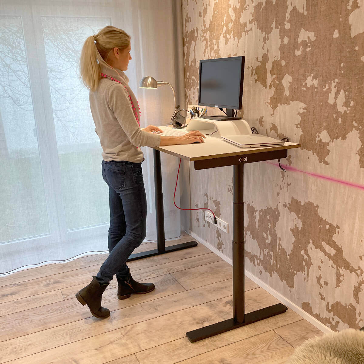 Eliot Original Black Tischplatte Design White 120x70cm - Image 9