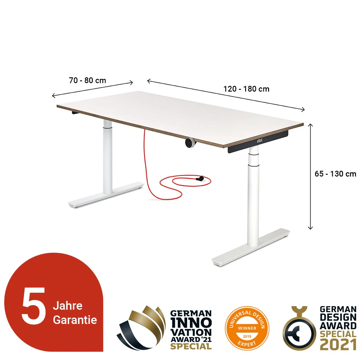 Tischgestell Eliot Original White - Image 10