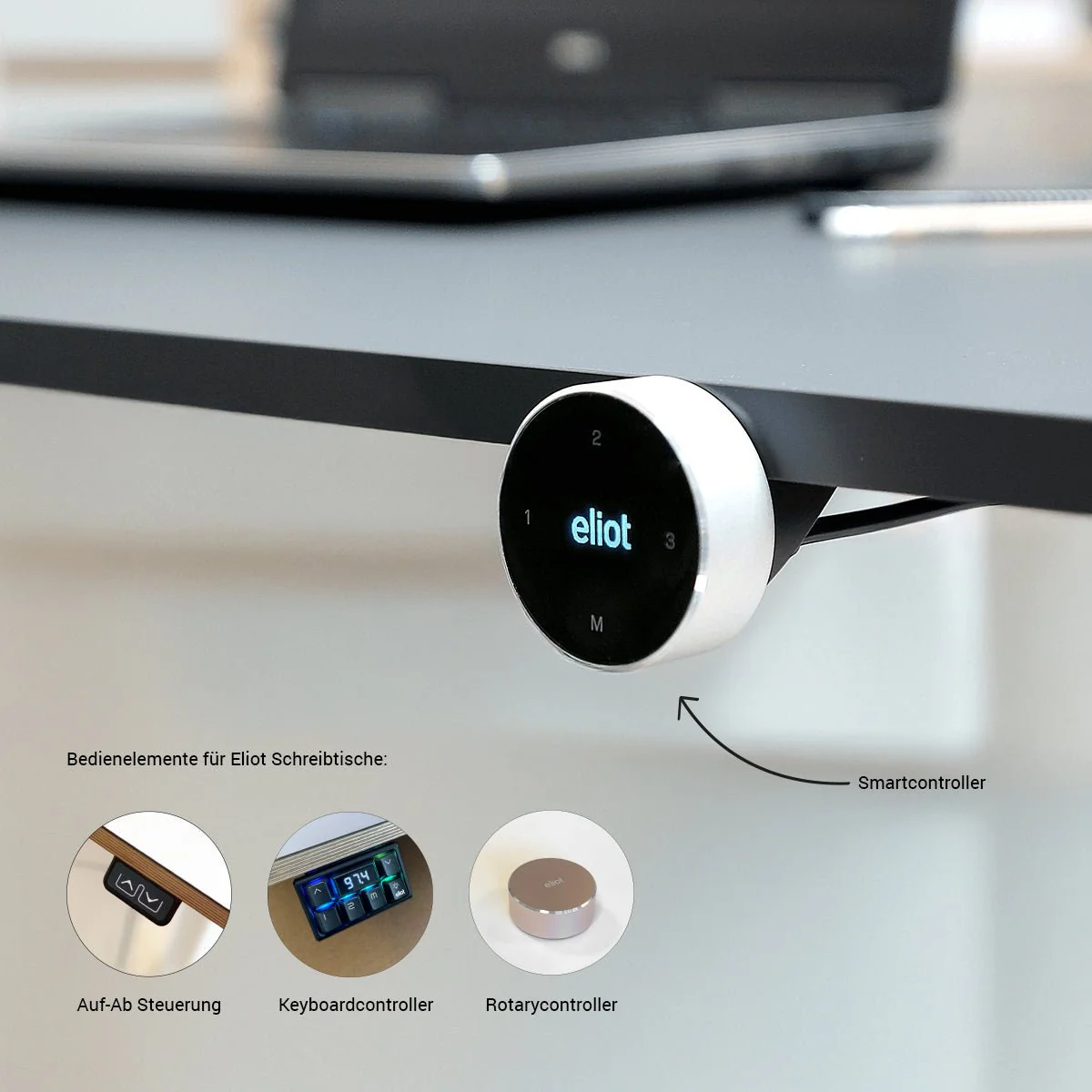 Eliot Original Black Tischplatte Soft Graphite 160x80cm - Image 4