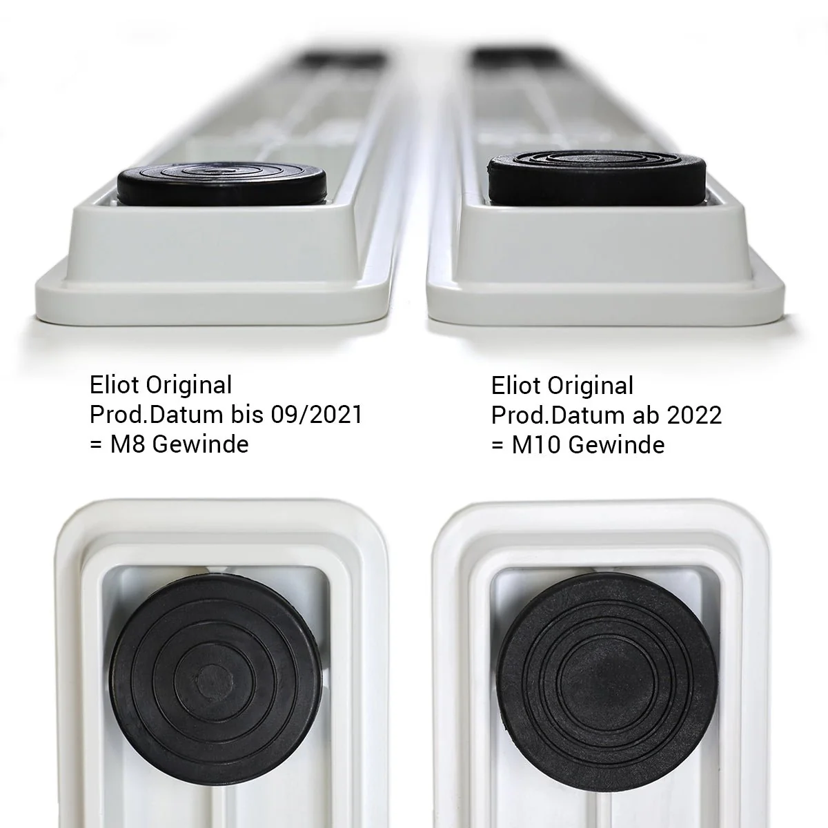 Rollen Set mit roter Bremse für Eliot Original und Tiny - Image 5