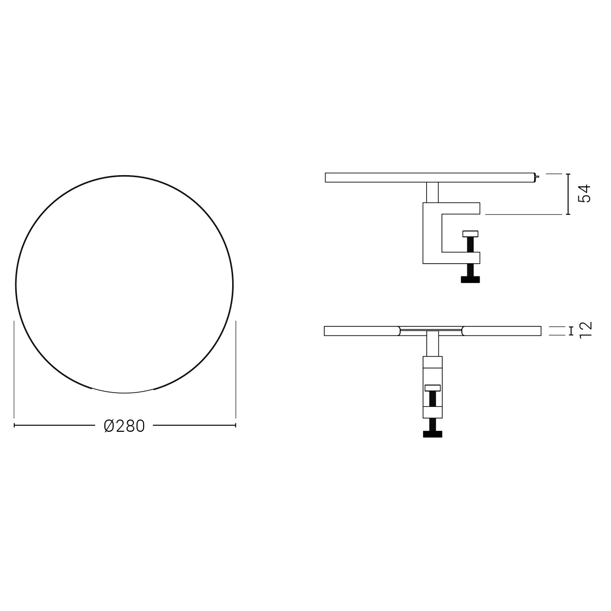Runde Ebene White - Image 3