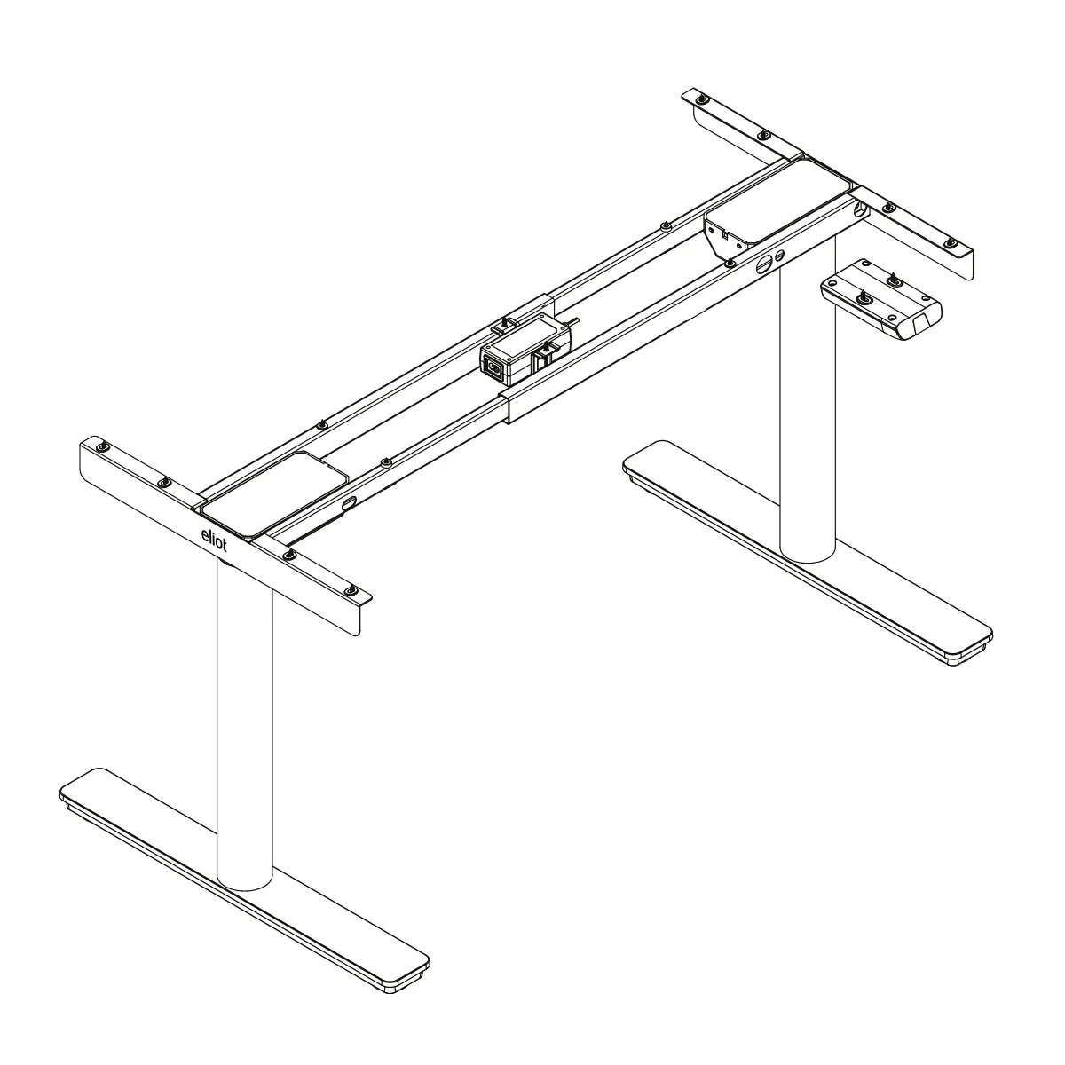 Tischgestell Eliot Tiny White - Image 5